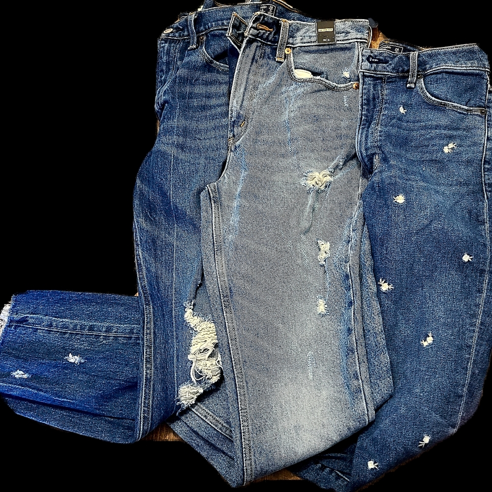 (3 PAIRS) Abercrombie & Fitch jeans